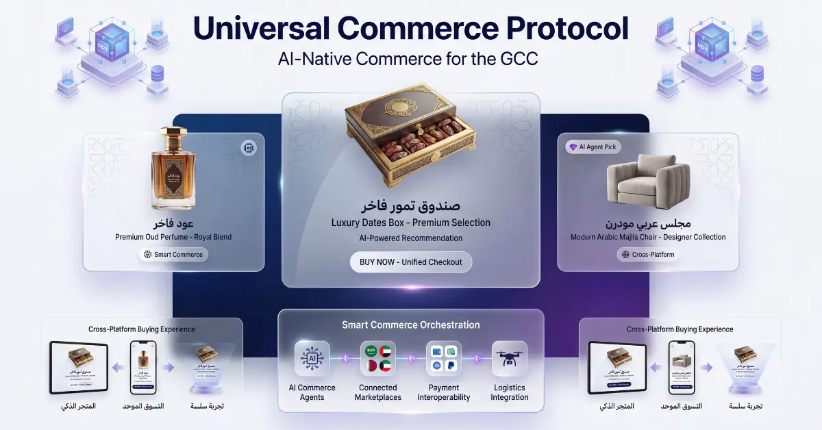 Universal Commerce Protocol للسوق الخليجي 2026 — متى يجب اعتماد UCP في متجرك؟